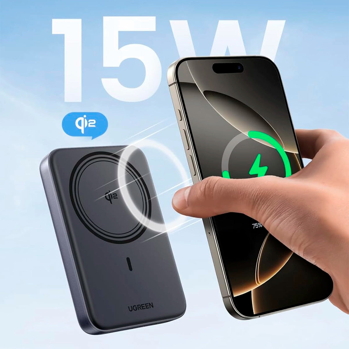 Ugreen Power Bank Qi2 Magnetic 20W