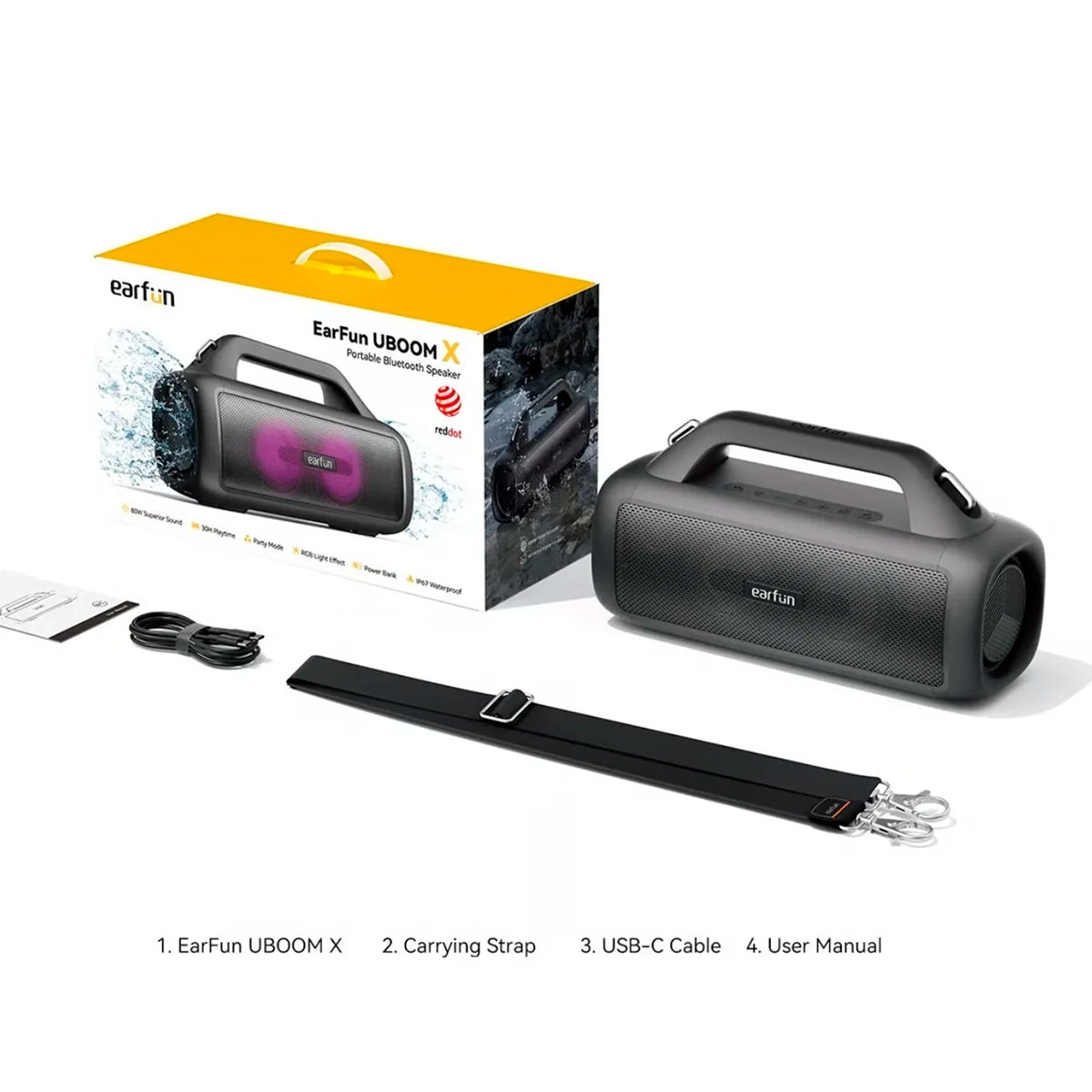 Parlante Earfun Uboom X 80W