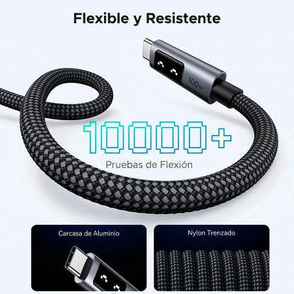 Cable Ugreen UNO USB-C Carga rápida 2m