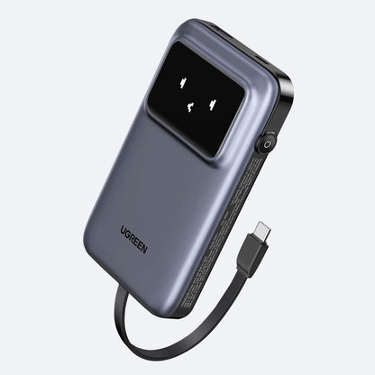 Power Bank Ugreen UNO 30W / Cable USB-C integrado