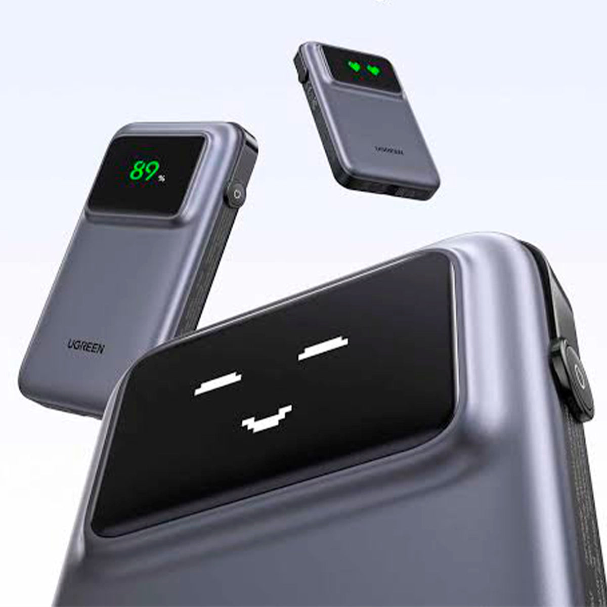 Power Bank Ugreen UNO 30W / Cable USB-C integrado