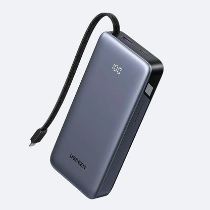 Power Bank Ugreen 45W cable USB-C integrado