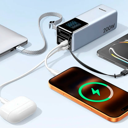 Power Bank Ugreen Nexode PRO 200W / 2 cables USB-C integrados