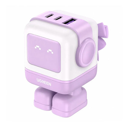 Cargador Ugreen UNO Nexode RG 3 puertos Fast Charger 65W