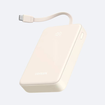 Power Bank Ugreen 30W cable USB-C integrado