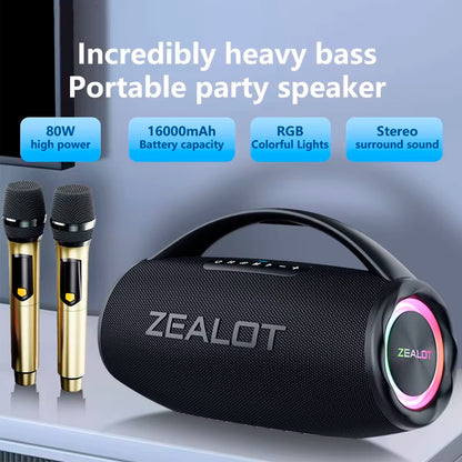 Parlante Zealot S97M + 2mic