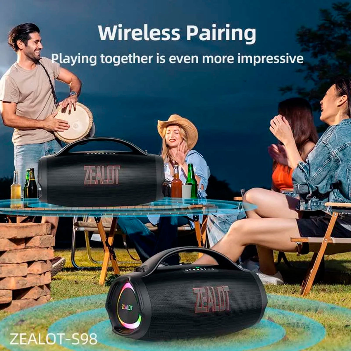 Parlante Zealot S98 160W